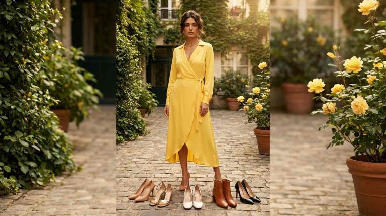 What Color Shoes With a Yellow Dress