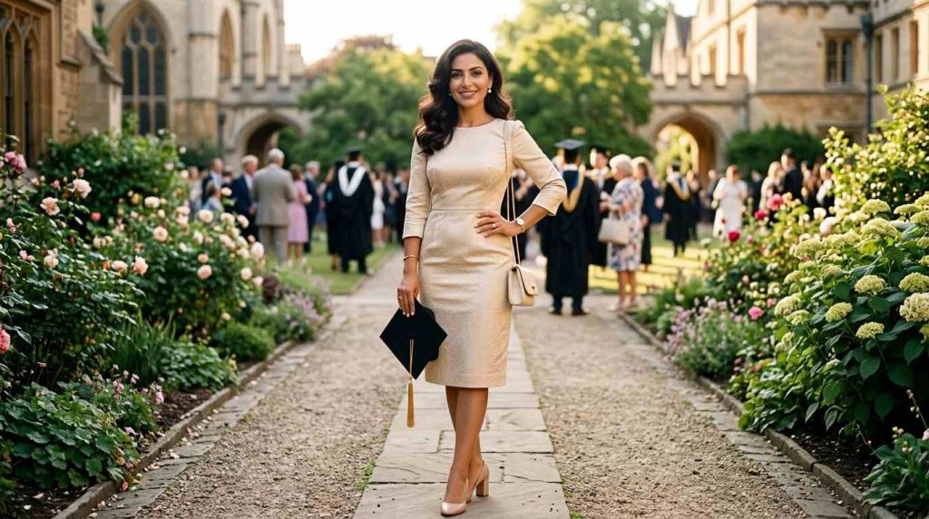 The Graduation Mother's Elegant Sheath Dress