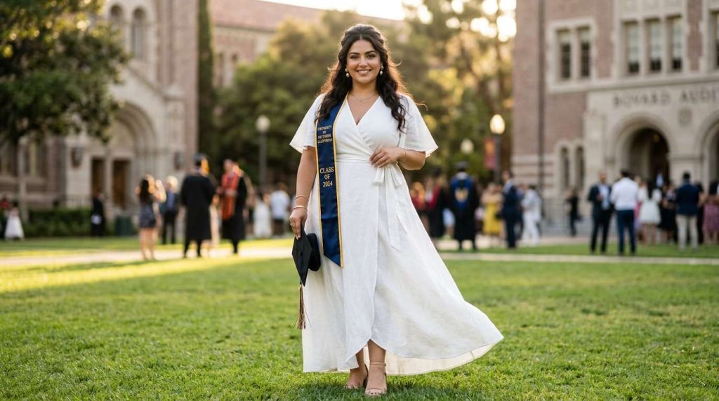 The plus-size wrap maxi dress