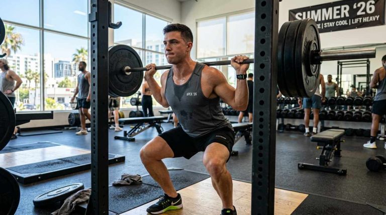 Men's summer gym clothing